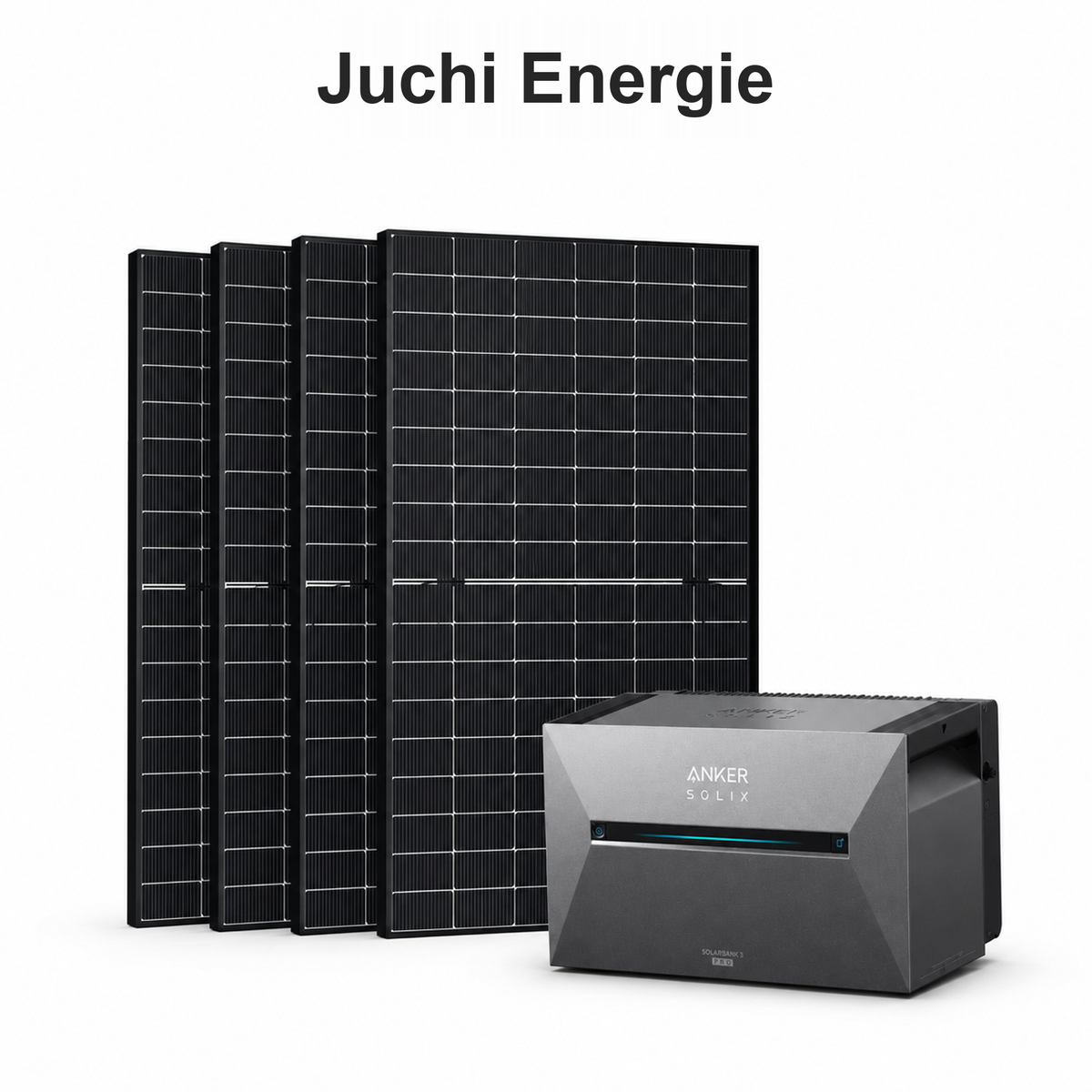 Balkonkraftwerk mit Speicher – Anker SOLIX Solarbank 3 Pro E2700 (2,68 kWh) | SAKETE 450W